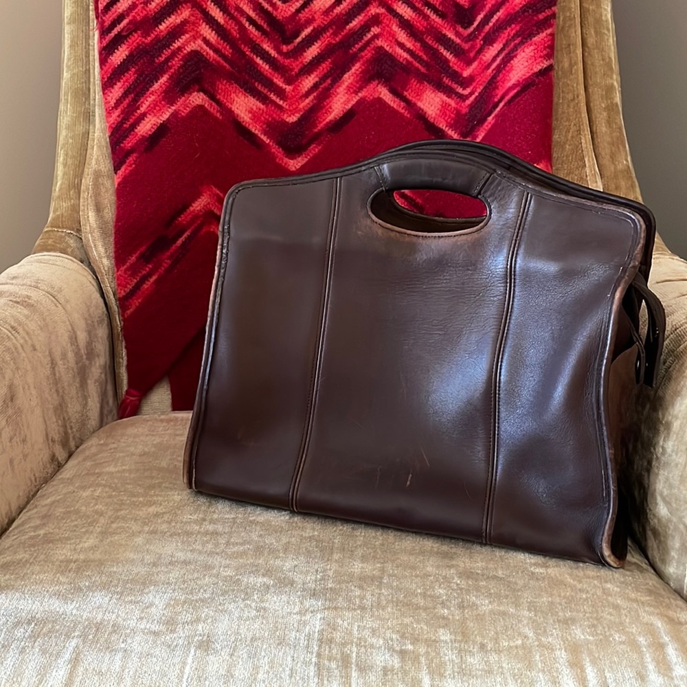 Vintage Coach 9995 Leather Purse/Briefcase